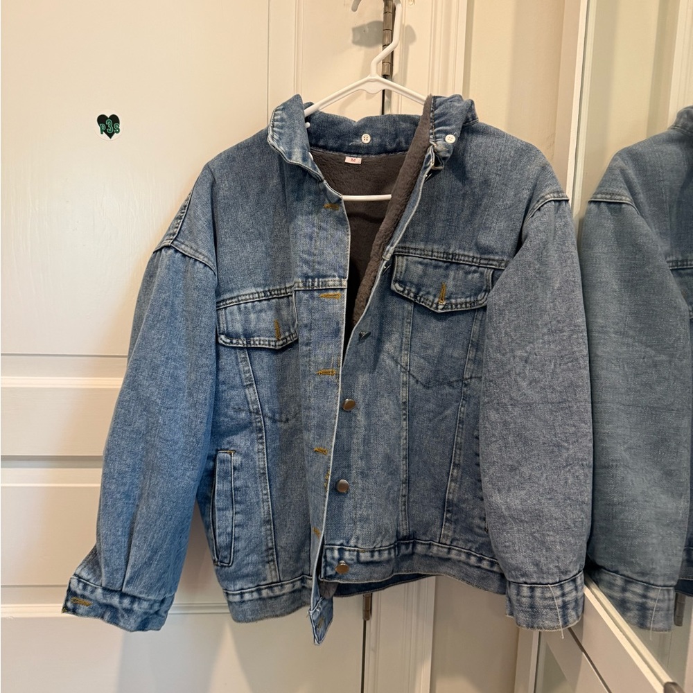 Oversized denim jacket
